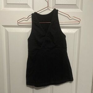 Lululemon Athletica Black Wrap‎ Tank Top